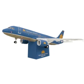 

Vietnam Airlines Airbus 320 Civil Aviation Passenger Vehicle Transportation Machine DIY Handmade Paper Model Children Adult Toys