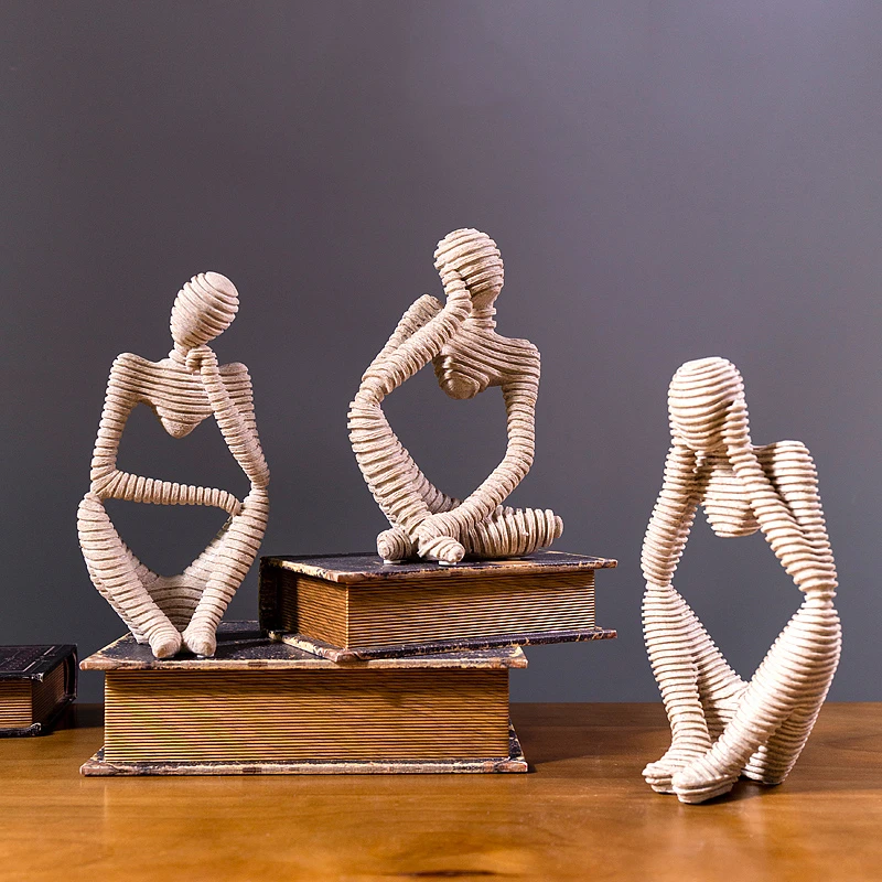 Европейские статуи посредничества из смолы скульптуры статуэтка абстрактного