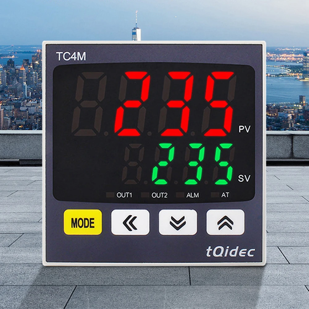 

Intelligent Precise 0~400℃ Adjustable Temperature Controller Relay Solid State SSR Output Multi-function Temperature Controller