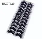 2-12 пар 3D норковые ресницы натуральные толстыеДлинные Накладные ресницы драматический объем Поддельные ресницы Макияж Наращивание ресниц для красоты