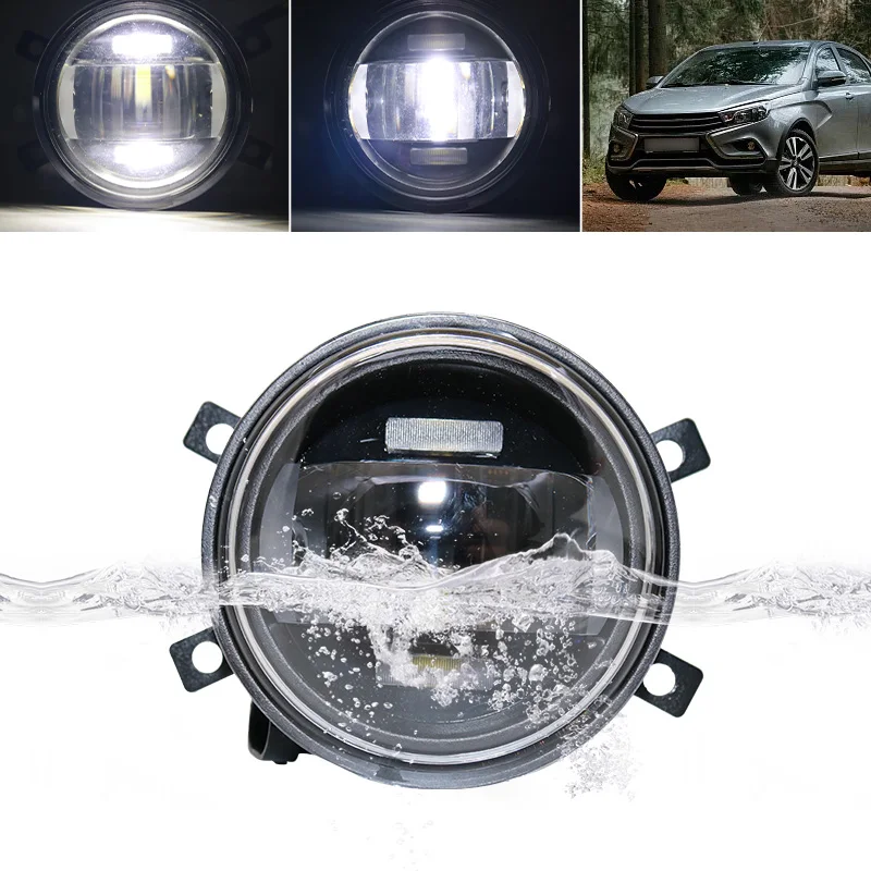 2x светодиодные противотуманные фары янтарно-белые лампы PTF для Ford Focus 2