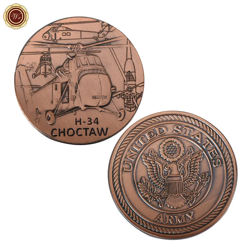 WR аксессуары для украшения дома медная монета качество США армейская