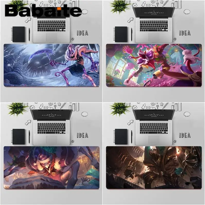 

Babaite League of Legends Fiddlesticks Keyboards Mat Rubber Gaming mousepad Desk Mat Free Shipping Large Mouse Pad Keyboards Mat