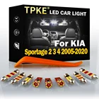TPKE Canbus безошибочный автомобильный светильник ing для Kia Sportage 2 3 4 2005-2020 Автомобильный светодиодный Интерьер Карта Купол багажник номерной знак комплект светильник