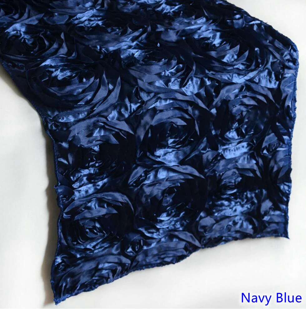 13 цветов Свадебная настольная дорожка Роза вышивка с розами украшение стола