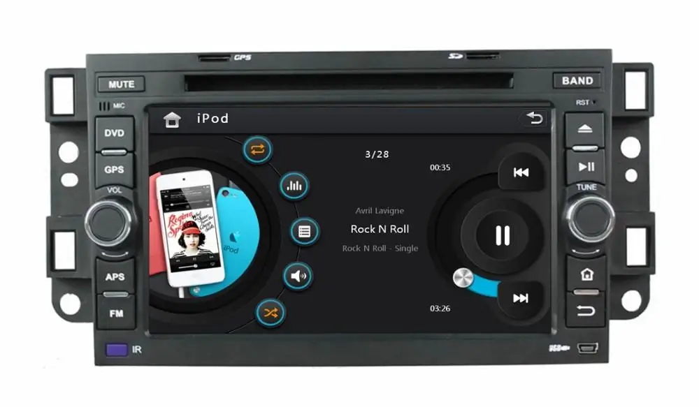 7 &quotавтомобильный dvd-плеер с GPS(opt) аудио Радио стерео BT Автомобильный
