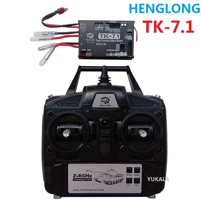 

HengLong 1/16 RC Tank parts TK-7.1/7.0 Version 2.4G Receiver/mail Board +7.1/7.0 Version radio controller