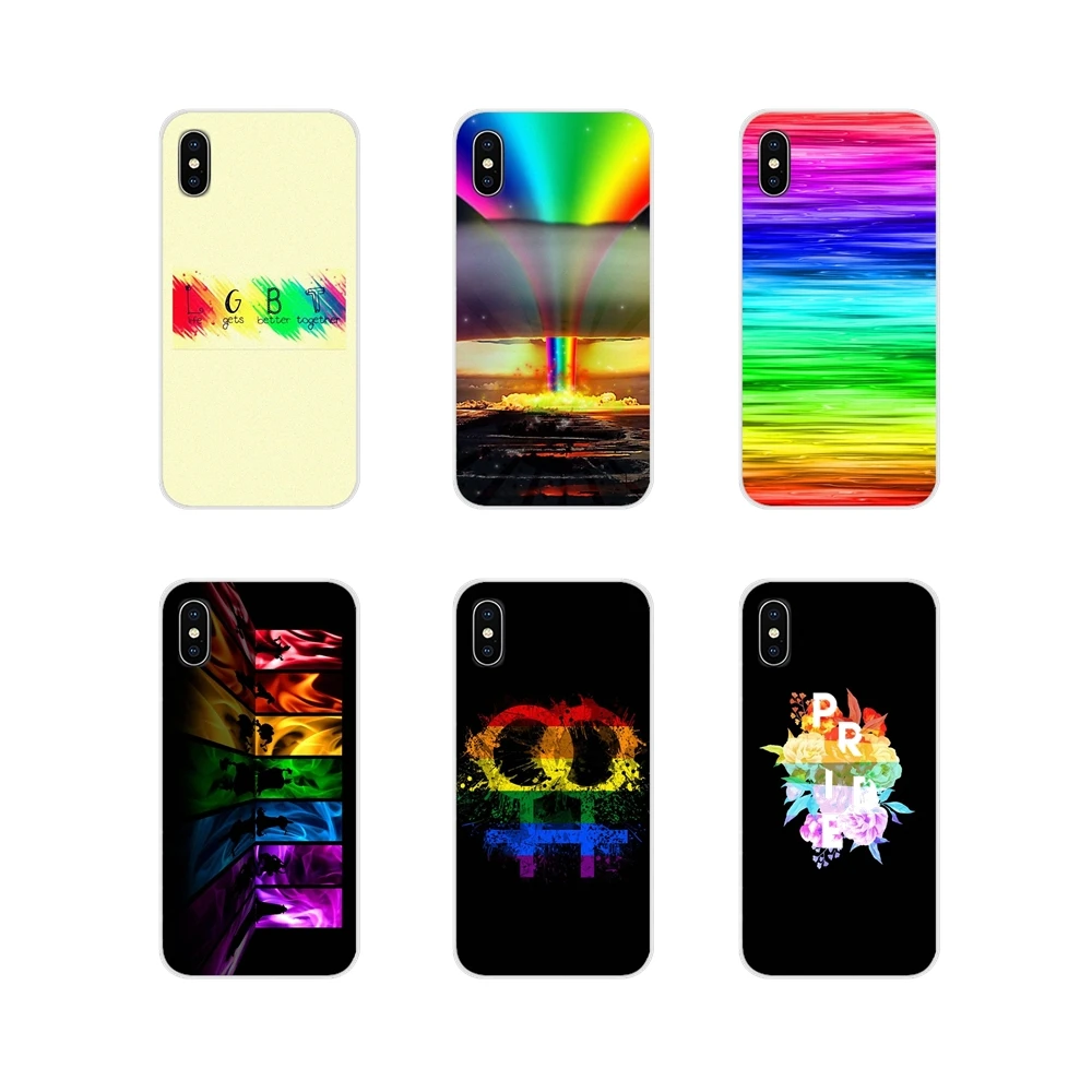 Гей ЛГБТ Радуга фестиваль Прайд арт для Apple iPhone X XR XS 11Pro MAX 4S 5S 5C SE 6 S 7 8 Plus ipod touch 5