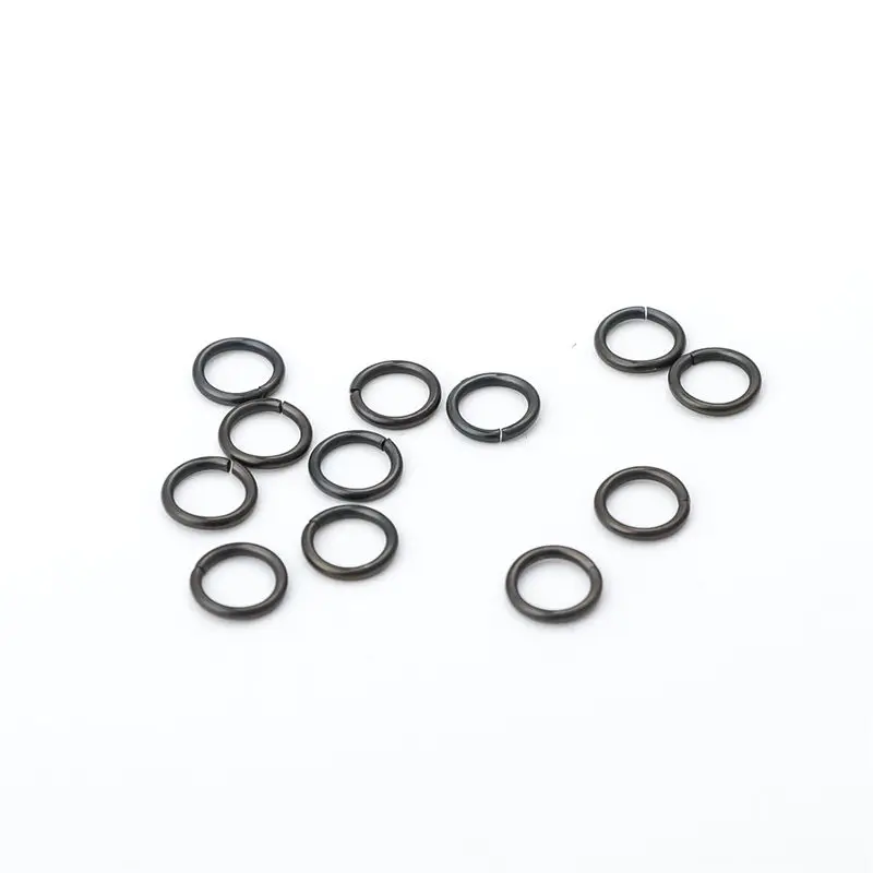 10 шт. Новинка 304 нержавеющая сталь открытый прыжок кольца фурнитура бронзовое