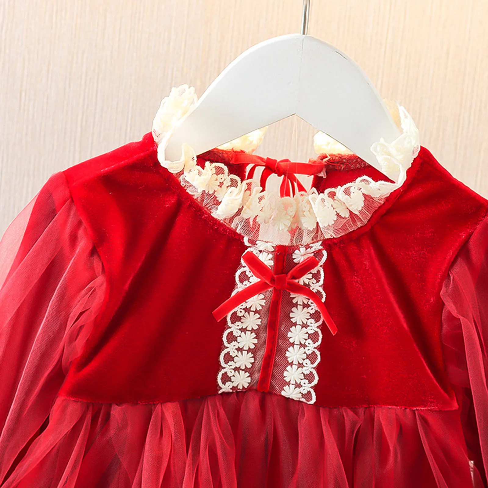 Fashion Kids Girls Dress Velvet Christmas Dresses For Winter Outfits Casual Mesh Tutu Vestidos Toddler Girl | Детская одежда и
