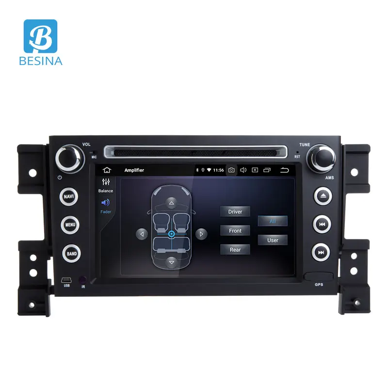 Besina Android 10 0 автомобильный dvd-плеер для SUZUKI GRAND VITARA 2005-2012 Мультимедиа GPS навигация WIFI