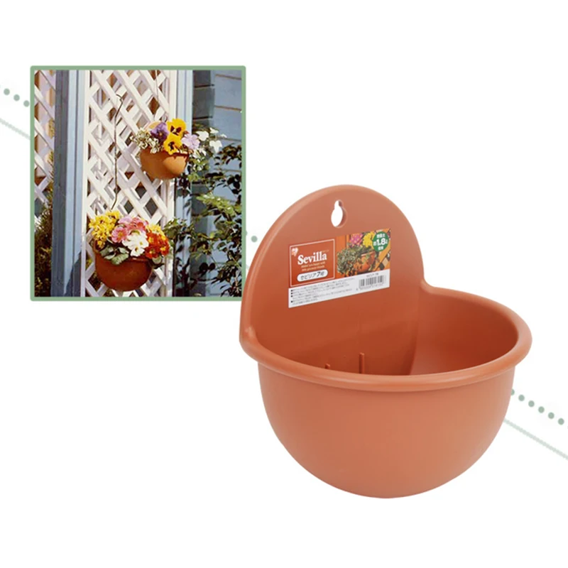 Сад Балкон Настенный завод цветок onsai корзина горшок контейнер без запаха для