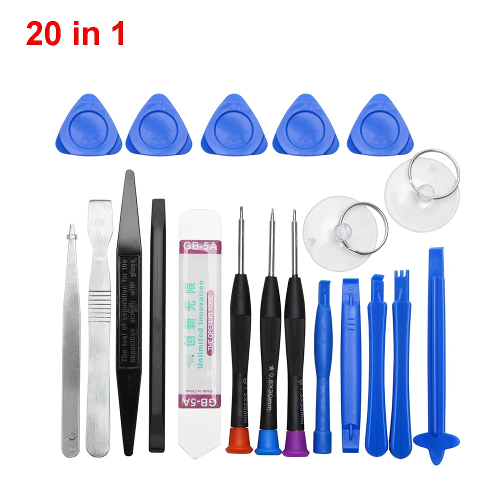 20 в 1 мобильный телефон ремонт инструментов Spudger открыть инструмент Набор