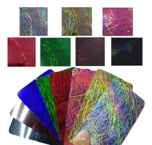 

25cmx50cm/9.8"x19.6" Hologram iridescent Chrome Heat Transfer Vinyl Bird's Nest Iron-on Press Textile T-Shirt Cricut Film DIY