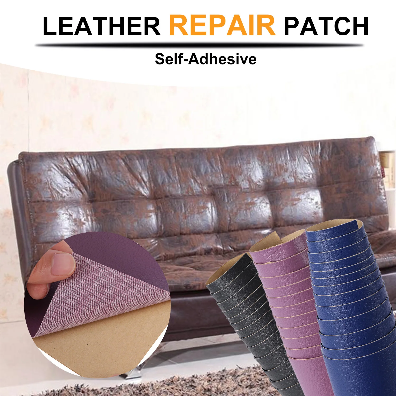 

Home & Living Bags Sofas Furniture Leather Repair Tape Repairing Patch Couches Repair Stickers Self-Adhesive