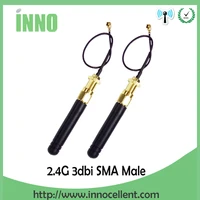 eoth 2pcs 2 4g antenna 23dbi sma male wlan wifi 2 4ghz antene ipx ipex 1 sma female pigtail extension cable iot module antena