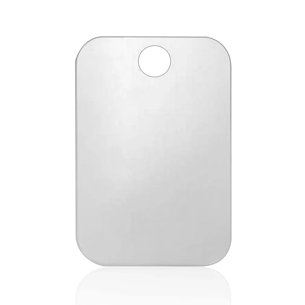 

Acrylic Anti Fog Shower Mirror Bathroom Fogless Fog Free Mirror Washroom Travel For Man Women Shaving Mirror 22*16*1cm