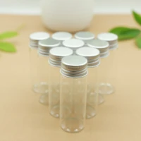 12 pcslot 3080mm 40ml small glass bottle aluminum caps tiny glass jars vial transparent glass containers perfume bottles