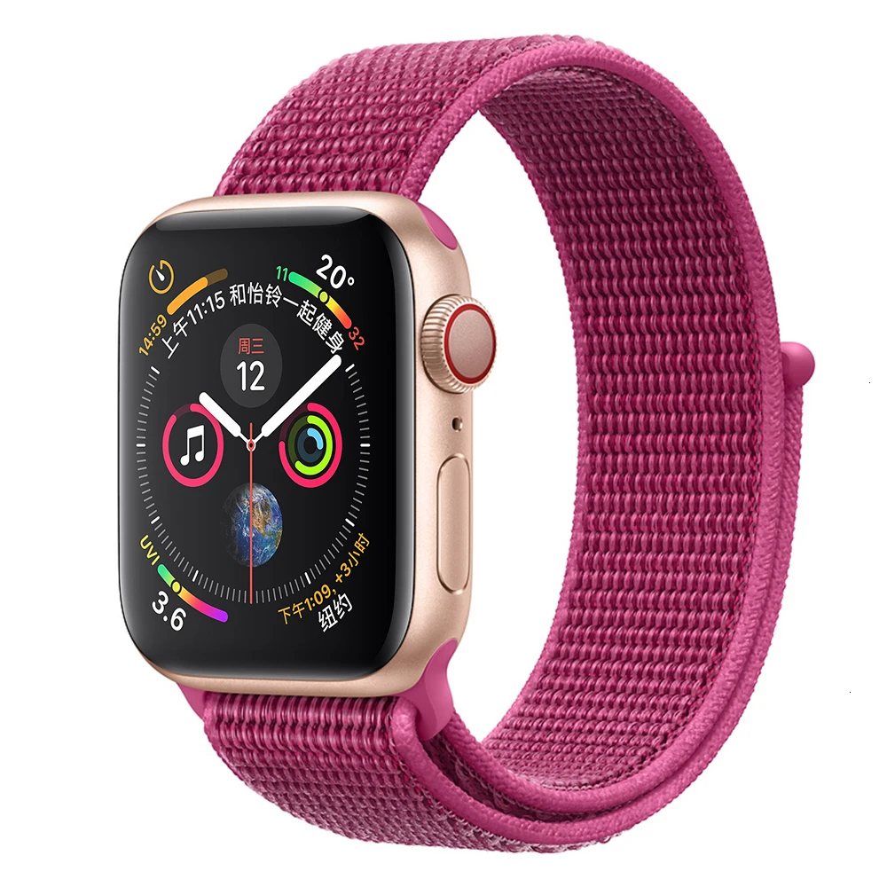 Dragon Fruit Нейлоновый ремешок для Apple Watch серии 5 42 мм iwatch 44 мм ремешок 38 мм 40 мм iwatch sreies 4 3 2 pulseira браслет ремешок для часов - Цвет ремешка: Dragon Fruit