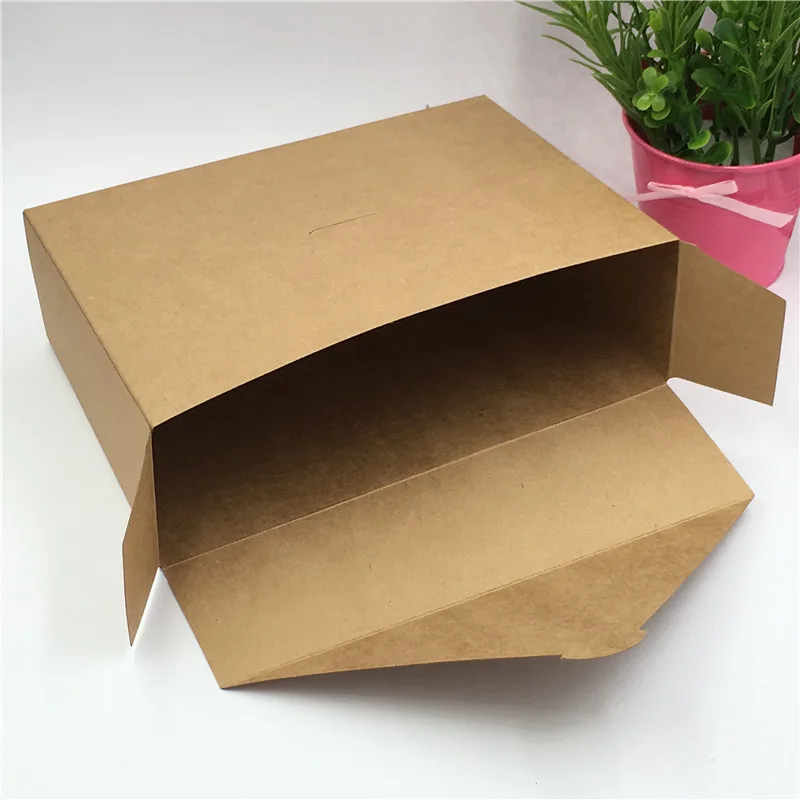 20*15*6 см большой размер крафт/черный упаковочная коробка пакеты для печенья