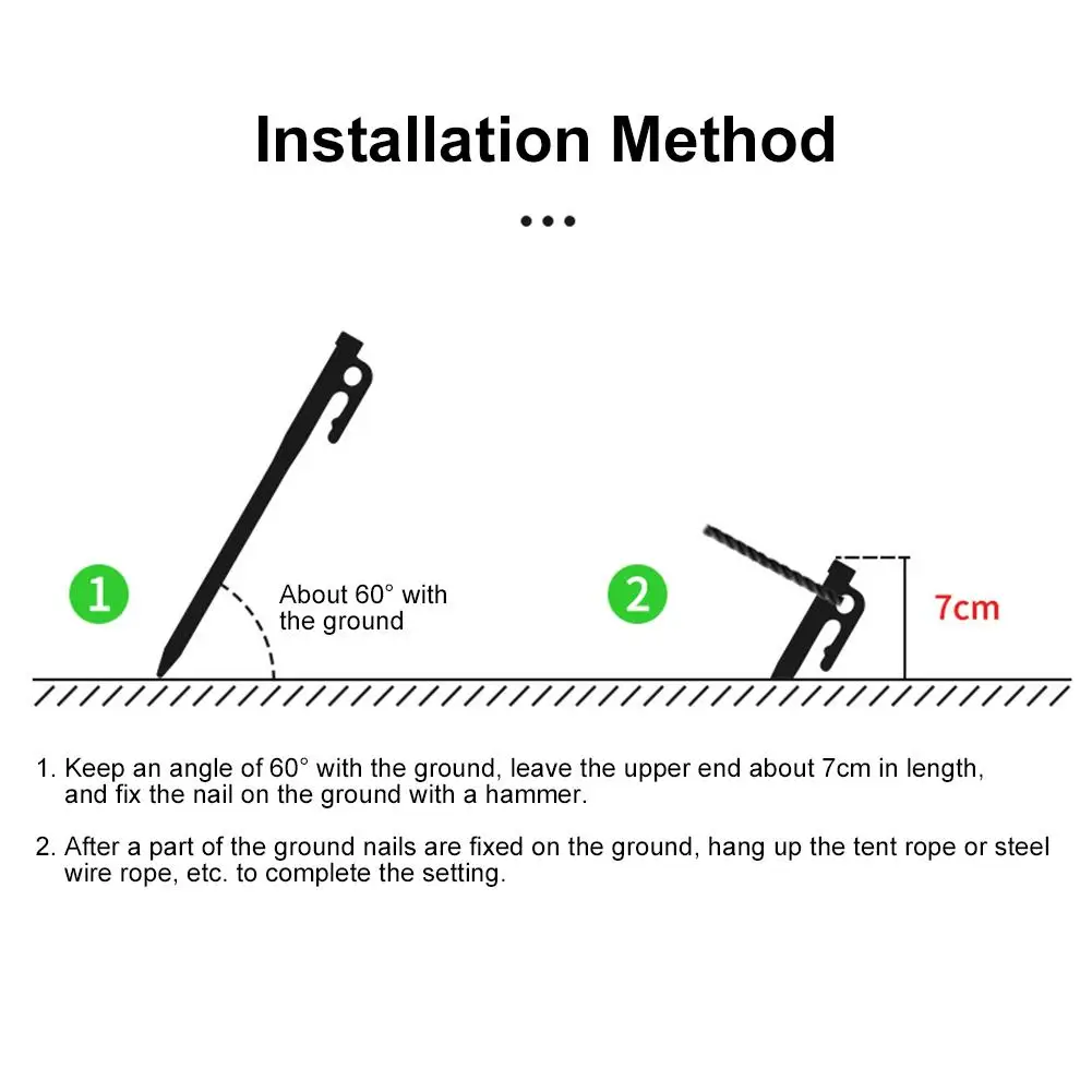 

Tent Stakes Stainless Steel Camping Tent Stakes Pegs For Pop-Up Tent Camping Patio Shade Hiking