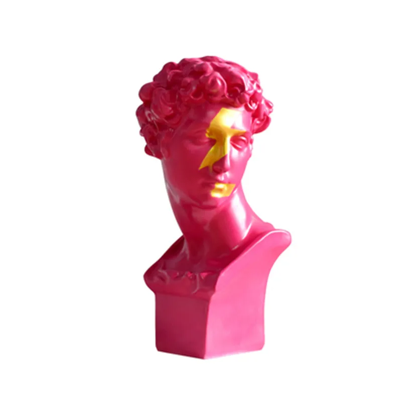 Европейский стиль Джулиано Медичи молнии персикового цвета Смола головные