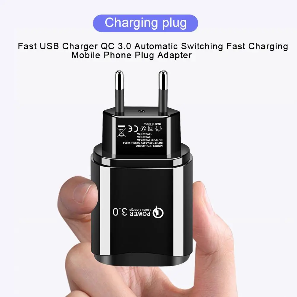 Rondaful Высокое качество быстрое зарядное устройство USB QC 3 0 автоматическое