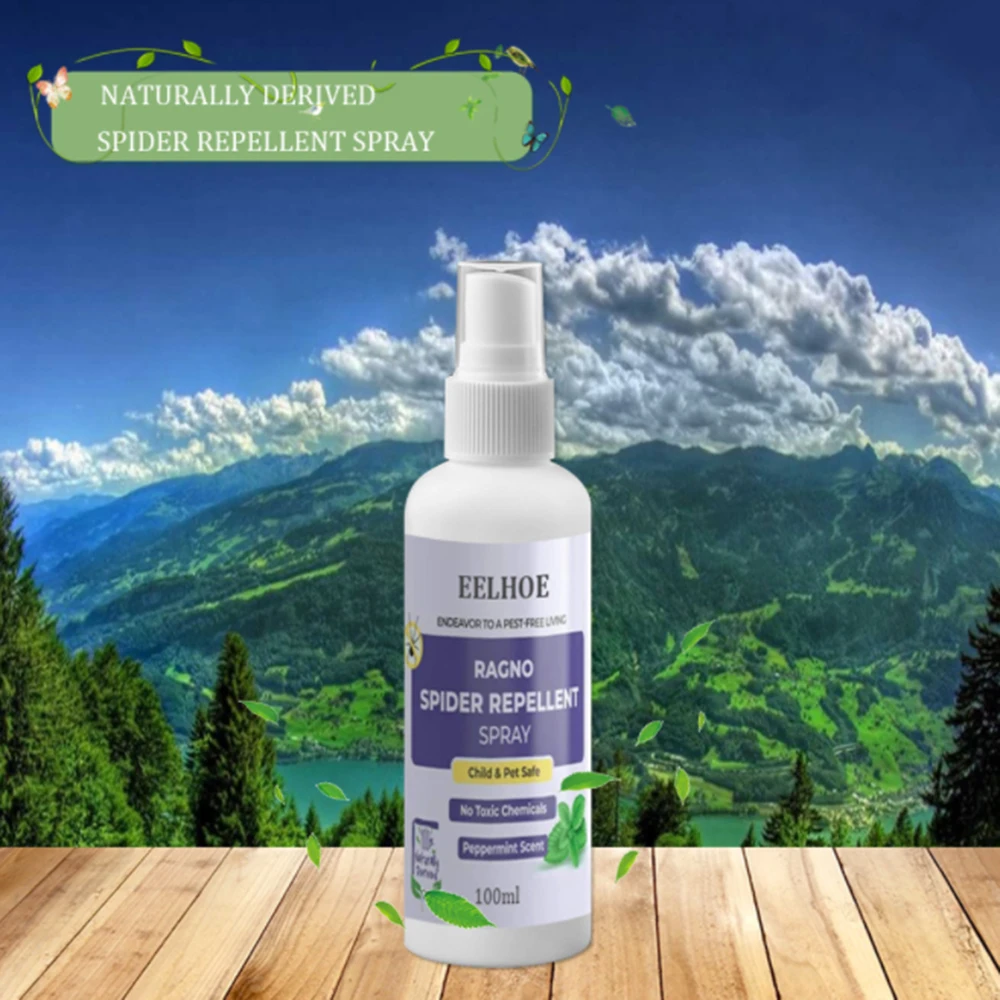 

Spider Repellent Spray Peppermint Oil Nature Outdoor/Indoor Spray For Spiders Insects And More Long Lasting High Quality Durable