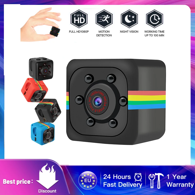 

Lowest Price 1080P Mini Camera SQ11 Car DVR DV Video Recorder Camcorder IR Night Vision Home Security Wide Angle Camcorders