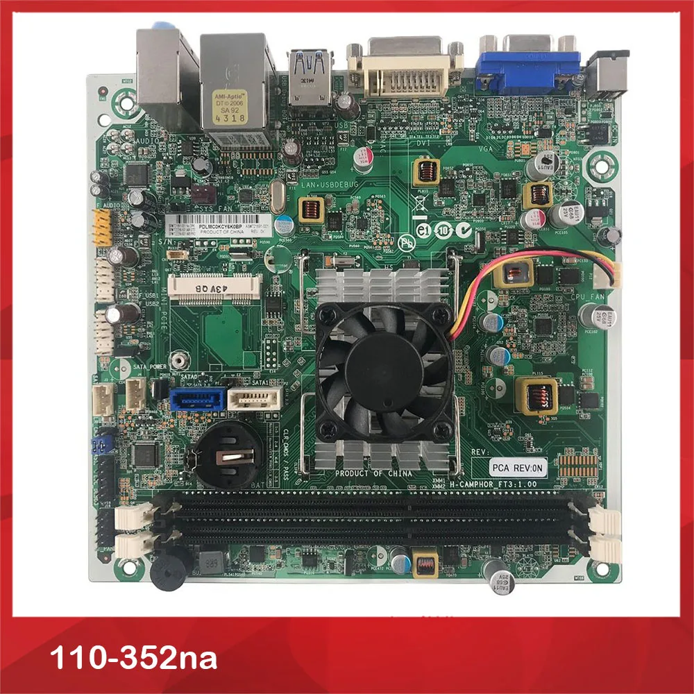 

Original For HP 110-352na A6-5200 DC Power Mini Motherboard 721891-001 AMD Perfect Test Good Quality