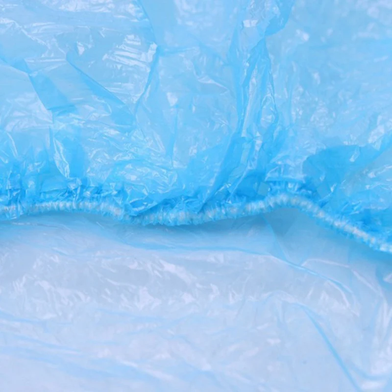 

100PCS Disposable Shoes Cover Waterproof Dustproof Plastic Foot Shoes Covers Outdoor High Quality Elastic Rainy Day Overshoes