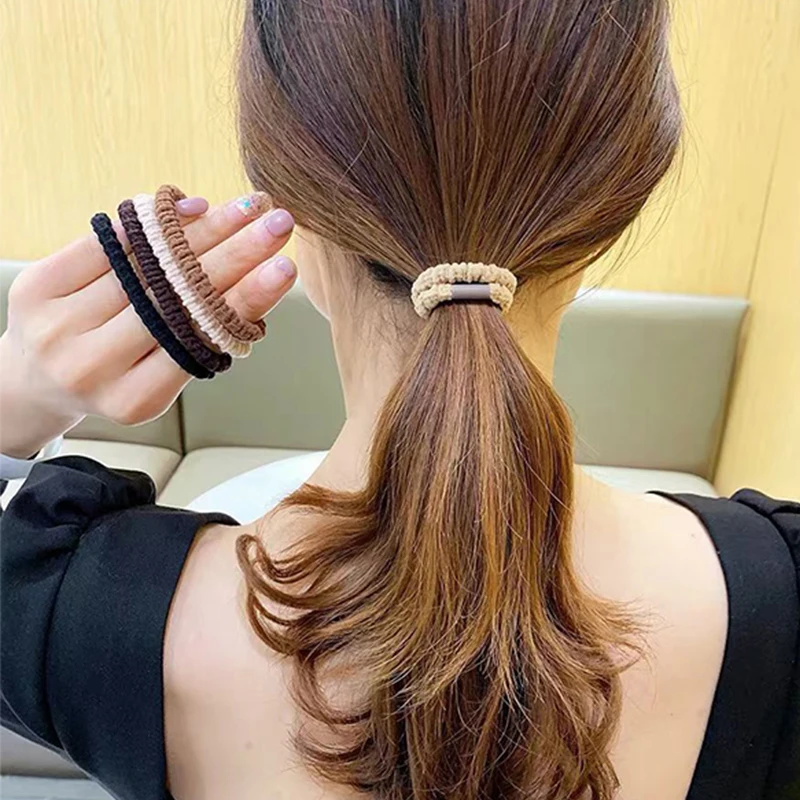 

Мягкие резинки для волос для женщин и девушек, эластичная повязка для волос, держатель для конского хвоста, резинки для волос, аксессуары дл...