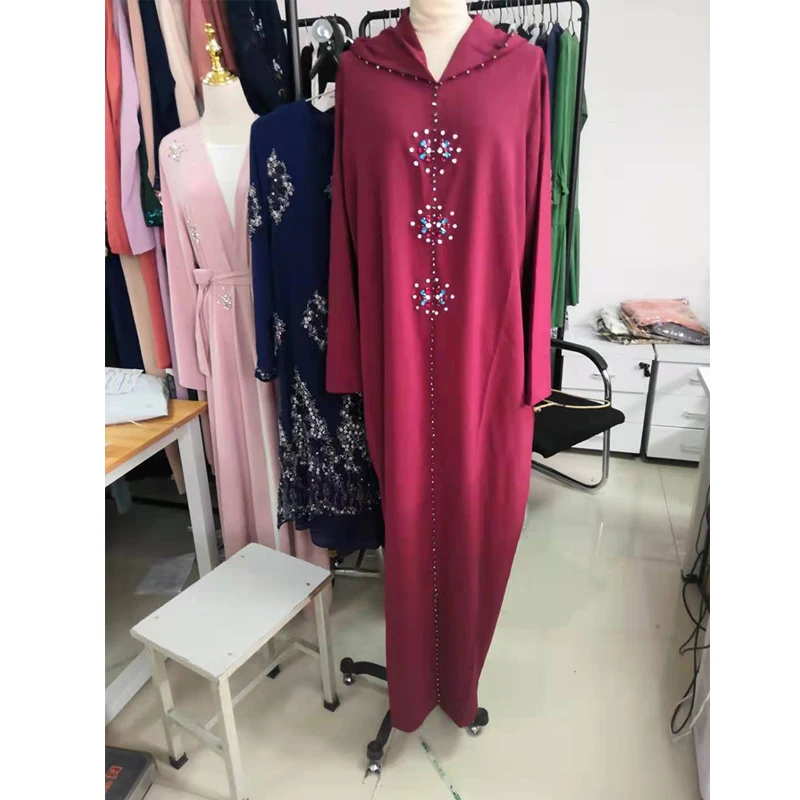 Кафтан Дубай абайя Турция мусульманское женское платье хиджаб кафтан Рамадан