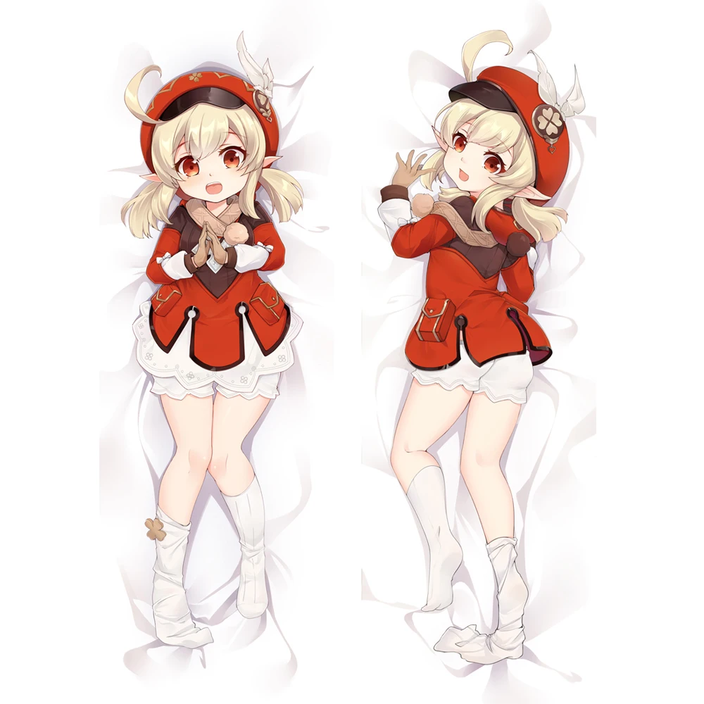 Наволочка для подушки Game Genshin Impact Klee Dakimakura обнимания наволочка с аниме подарки |
