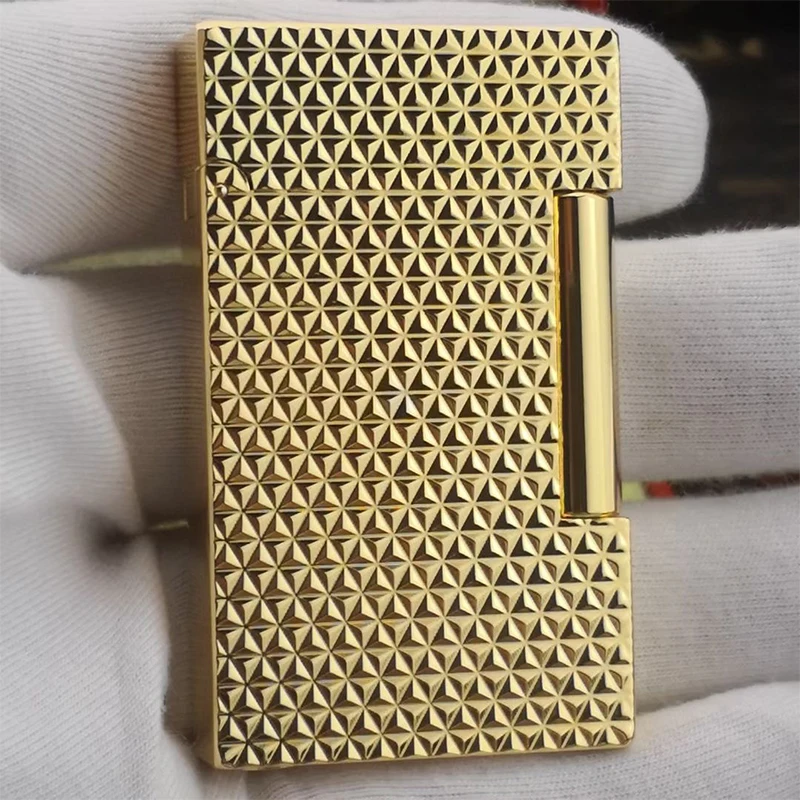 

Brand new original DuPont bright sound lighter retro pure copper inflatable cigarette lighter exquisite smoking accessories
