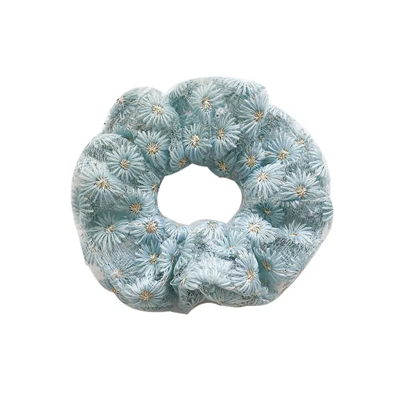 Корейские кружевные сетчатые резинки для волос женские эластичные держатель