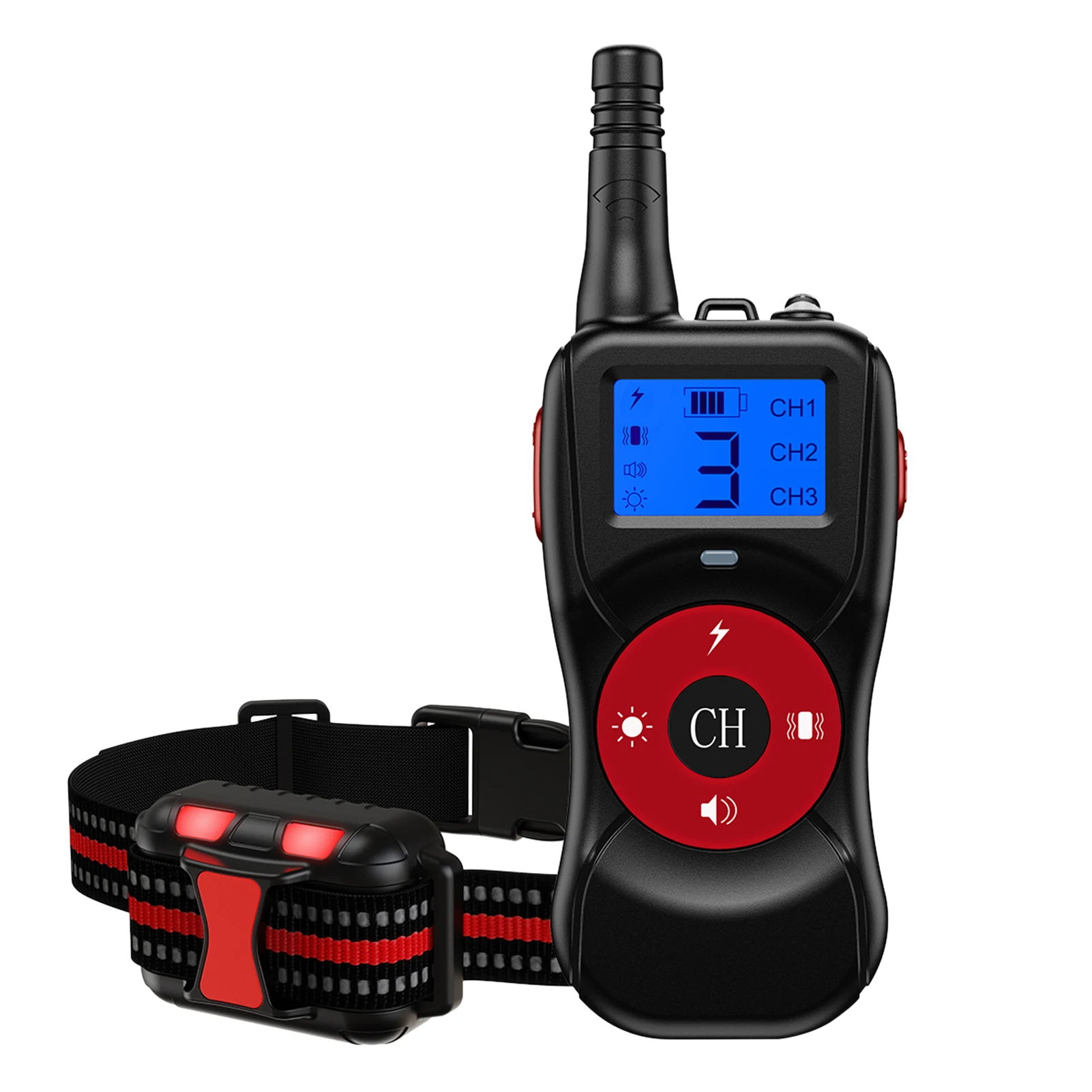 

С ошейником для домашних животных, аксессуар для улицы, безопасная тренировка, вибрация, Перезаряжаемый для собак, ПК, практичный водонепро...