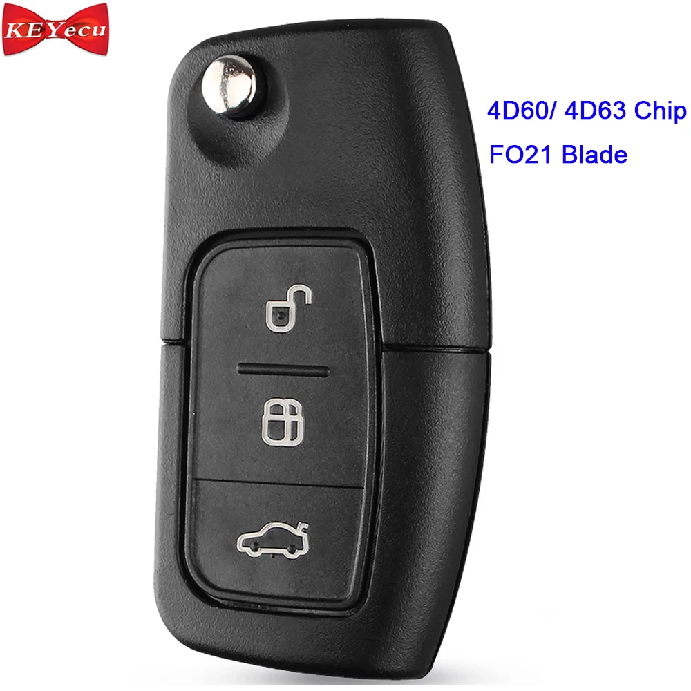 KEYECU для Ford BA Falcon FPV XR6 SX Territor дистанционный брелок 433 МГц 4D60/4D63 чип FO21 Blade |