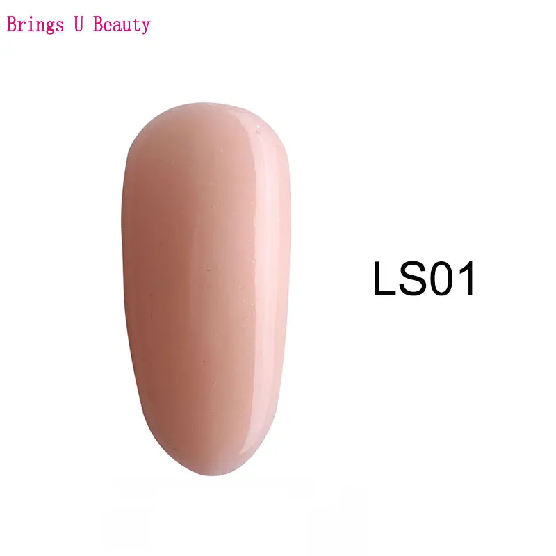 BU-18g-LS01 Очень тонкий, 18 г/кор., розовый, белый, телесный цвета, французский маникюр, погружной порошок, без лампы, для лечения Ногтей, Dip порошок, гель для ногтей, натуральный, сухой - Цвет: BU-18g-LS01