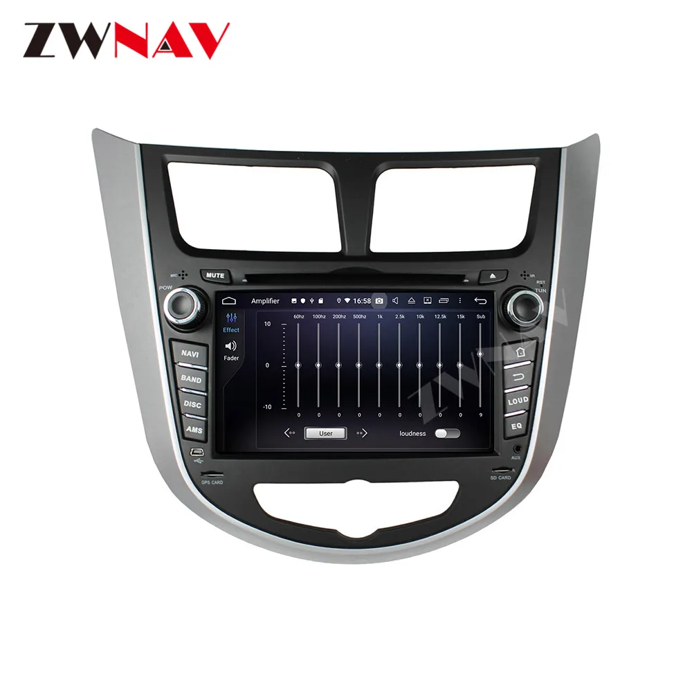 

2 din touch screen Android 10.0 Car Multimedia player For HYUNDAI VERNA ACCENT SOLARIS 2011 2012 radio stereo GPS navi head unit