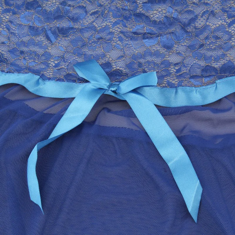 

Women Summer Sexy Nightdress Lingerie Lace Bow Nightwear New Fashion Sleepwear Charming Pajamas Sleep Dress