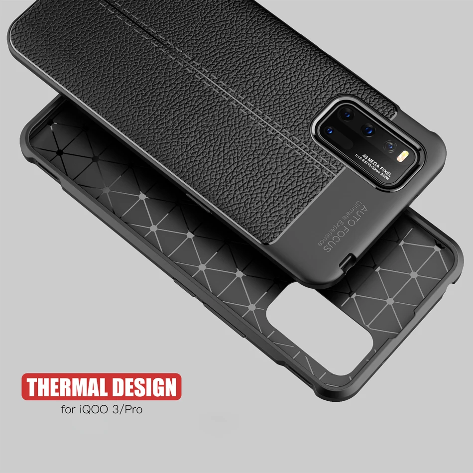 

Vivo iQOO 3 Case for Vivo iQOO 3 Litchi Pattern leather Soft TPU COVER for iQOO 3 Coque for iQOO 3 Capa Fundas