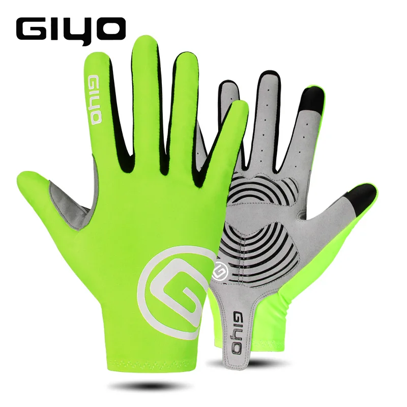 Long Finger Cycling Gloves Men Women GEL Bicycle Glove S-2XL Road MTB Mittens Mountain Bike Gloves Red/Pink/Black/Blue/Green
