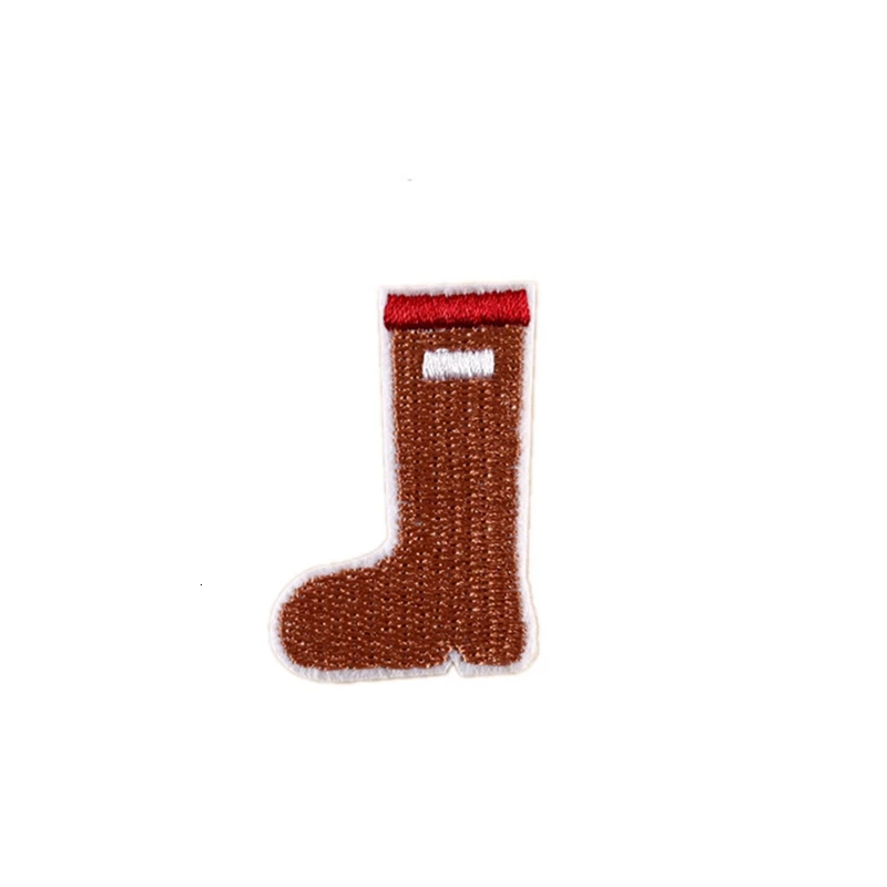 Мультяшные цветные Аппликации одежда футболка женские рождественские носки