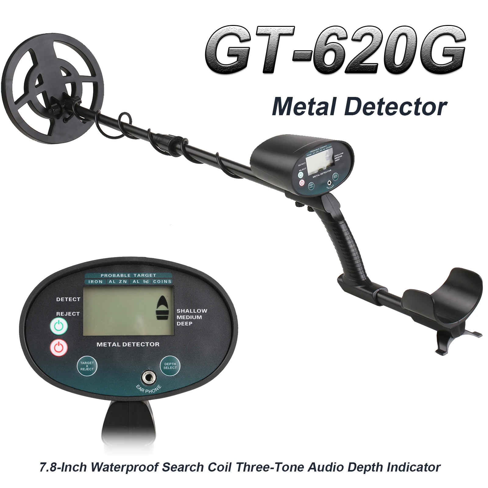 

Pinpointer GT-620G Профессиональный металлоискатель, электронный измерительный прибор, инструмент для металлоискателя