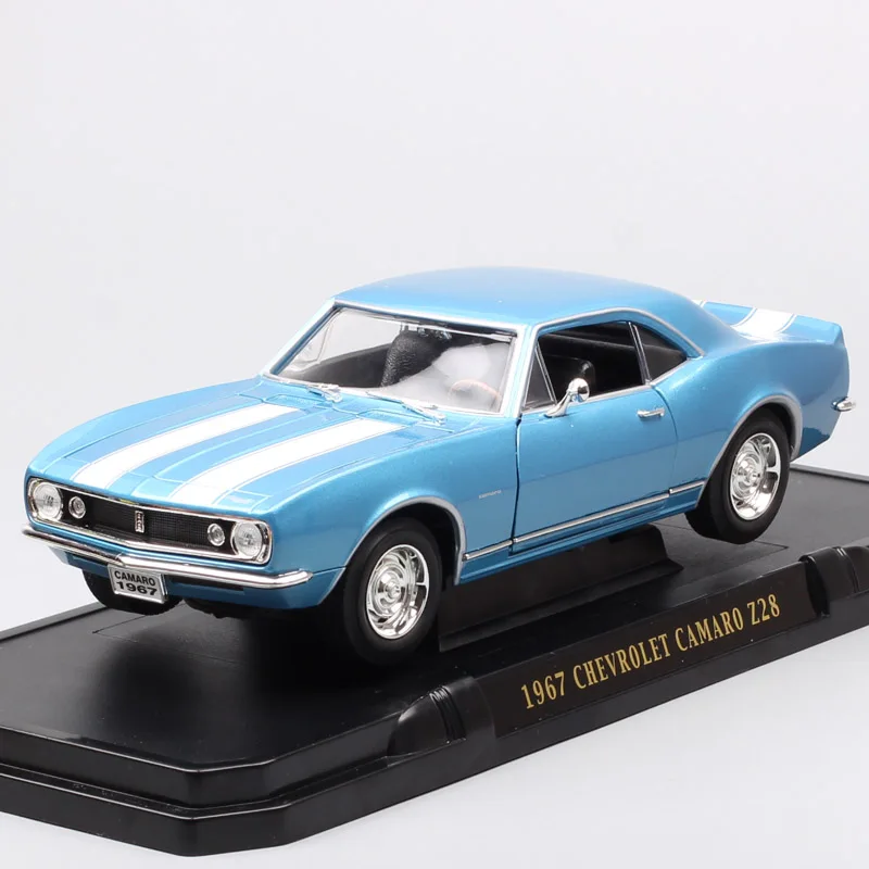 Классические 1:18 Большие весы Chevrolet Camaro Z28 1967 chevy модель автомобиля литая под