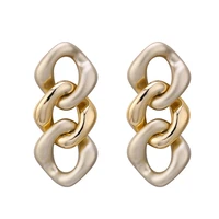 ornapeadia simple fashion ol irregular twist earrings for women girls geometric exaggerated sexy golde jewelry wholesale