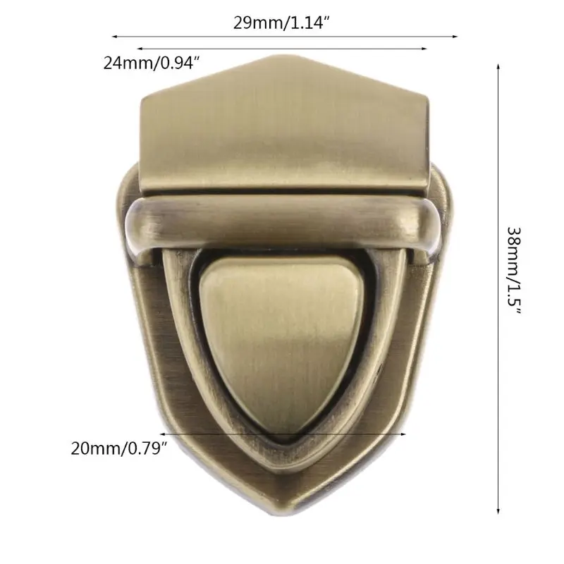 

1Pc Turn Locks Twist Lock DIY Metal Clasp Handbag Shoulder Bag Purse Bag Accessories Metal Buckle