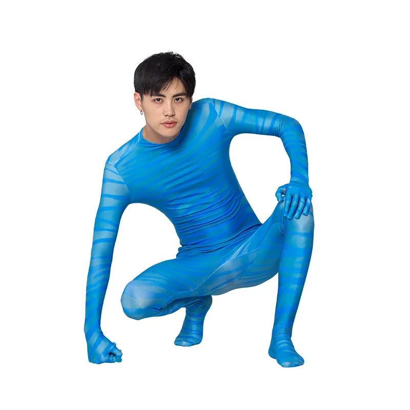 Аватар 2 для взрослых и детей Комбинезоны косплея аниме костюмы карнавала