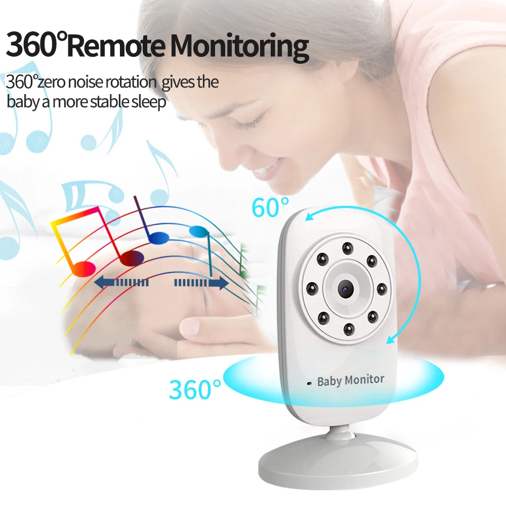 Видеоняня с камерой и аудио | Поддержка ночного видения вызова комнатной